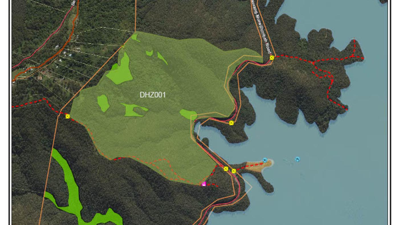 Hinze Dam Planned Burn