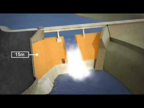 Seqwater explains: How un-gated dams work animation