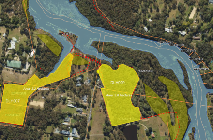 Map showing planned burn DLH-007 on 09 April 2026
