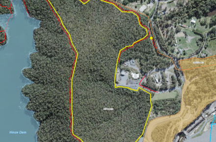 Map of planned burn at Quarry East