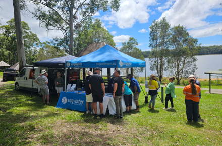 Coffee in the park event at Lake Macdonald Park