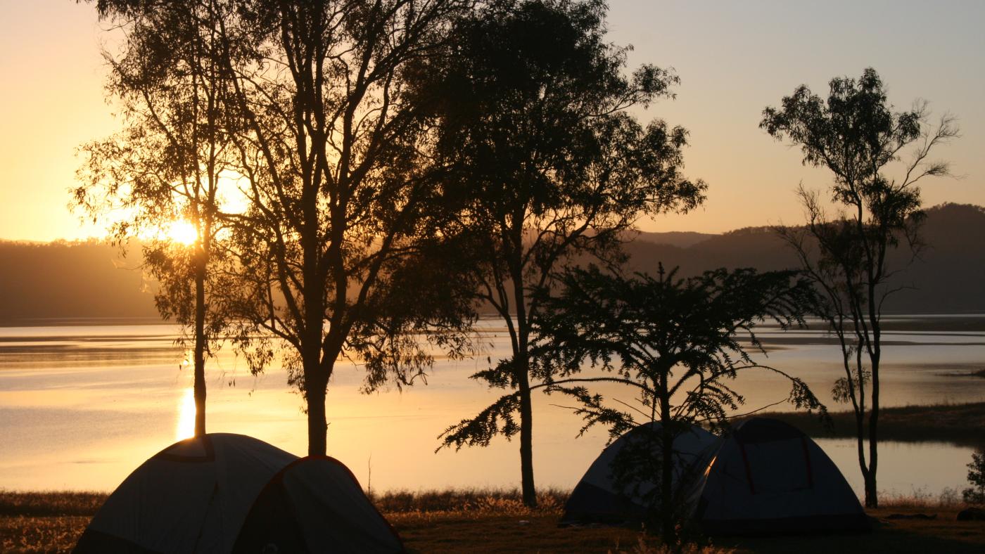 Camping at Lake Wivenhoe