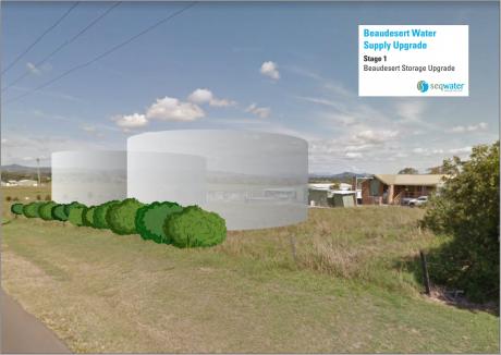 Stage 1 Beaudesert storage upgrade conceptual illustration