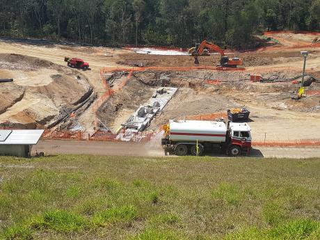 Conduit and coffer dam construction