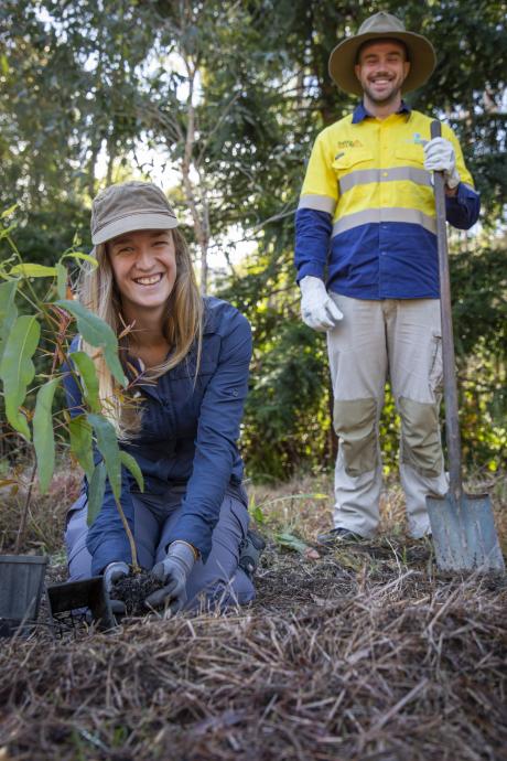 Seqwater and Gold Coast Catchment Association take part in the Gold Coast Biggest Tree Planting Day