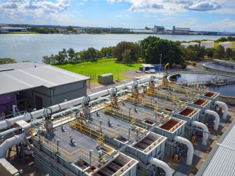 Gibson Island Advanced Water Treatment Plant - Aerial