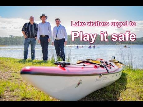 Lake visitors urged to play it safe