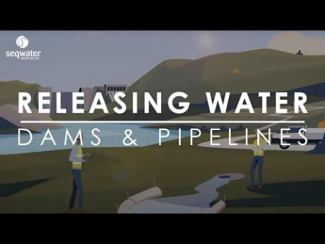 Making controlled water releases from dams and pipelines