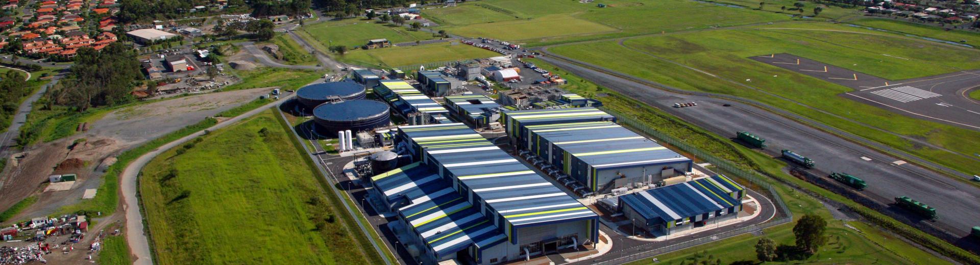 Gold Coast Desalination Plant - aerial view