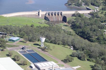 Aerial of North Pine Water Treatment Plant