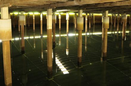 Inside the reservoir, Sparkes Hill Reservoir 1, Stafford.jpg