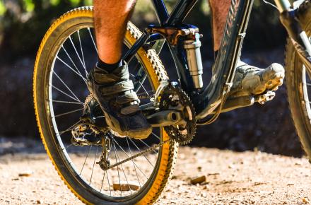 Mountain biking