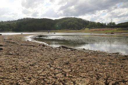 Baroon Pocket Dam at 46 percent capacity