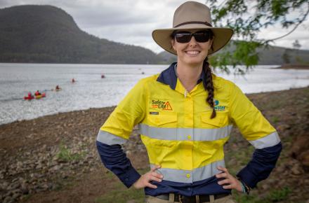 Seqwater-Principal-Compliance-Officer-Amber-Blake-at-Lake-Moogerah