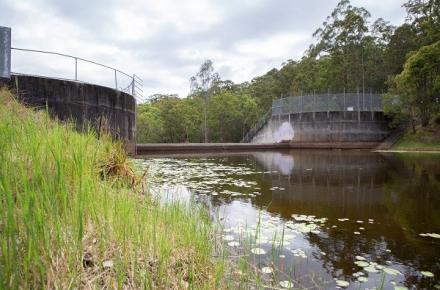 Ewen Maddock Dam wall