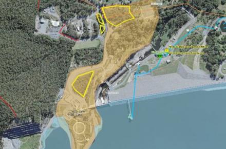 Thumbnail of Hinze Dam planned burn map April 2020
