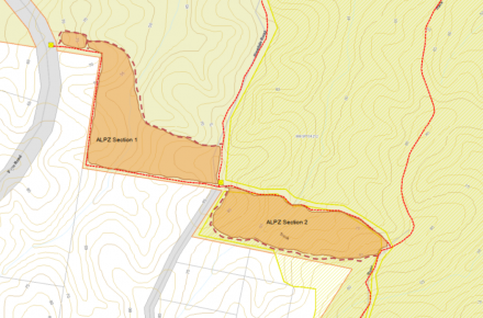 Pinedale Road burn map DNP005 June 2020