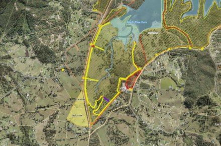 Thumbnail of DNP-002 planned burn map of Traviener Glen