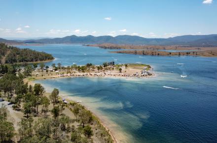 The Spit at Somerset Dam is a popular recreation spot for on-water activities during the summer.jpg