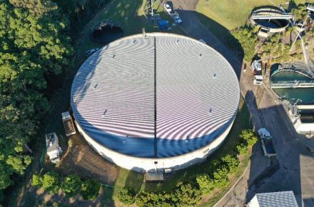 Landers Shute Water Treatment Plant's original reservoirs were refurbished including internal protective coatings and new roofing to ensure its ongoing service and safe water supply for the Sunshine Coast.