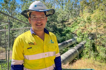 Andy G at Barnes Hill work site