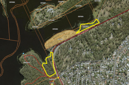 Thumbnail of Beeville Road (Lake Kurwongbah) planned burn map DLK003 2021