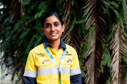 Seqwater 2022 graduate, Akhila