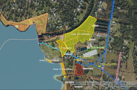 Thumbnail of North Pine Dam planned burn map DNP008 July 2025