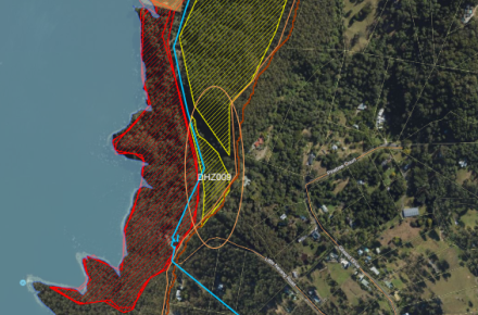 Thumbnail of planned burn map for Hinze Dam Eastern Boat Ramp 8 September 2025