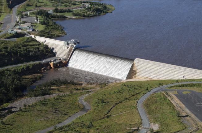 Aerial of Wyaralong Dam